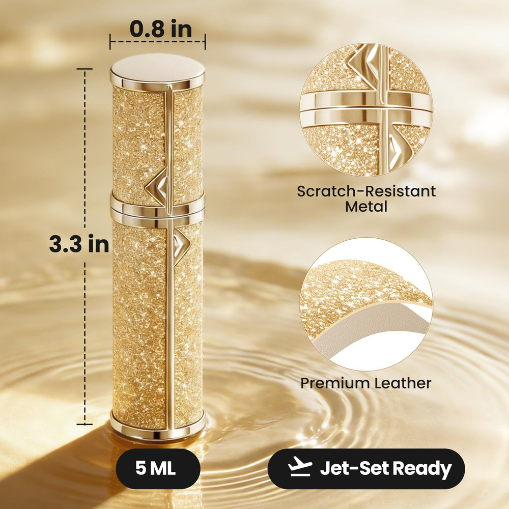 EZEJIAO atomizers inside travel bag demonstrating easy portability