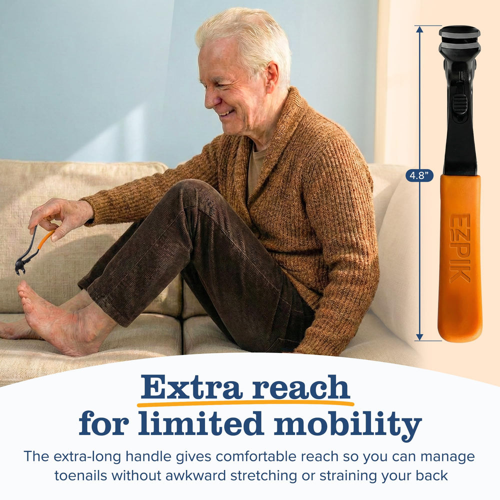 EZPIK non-slip handle texture for a secure grip and less strain