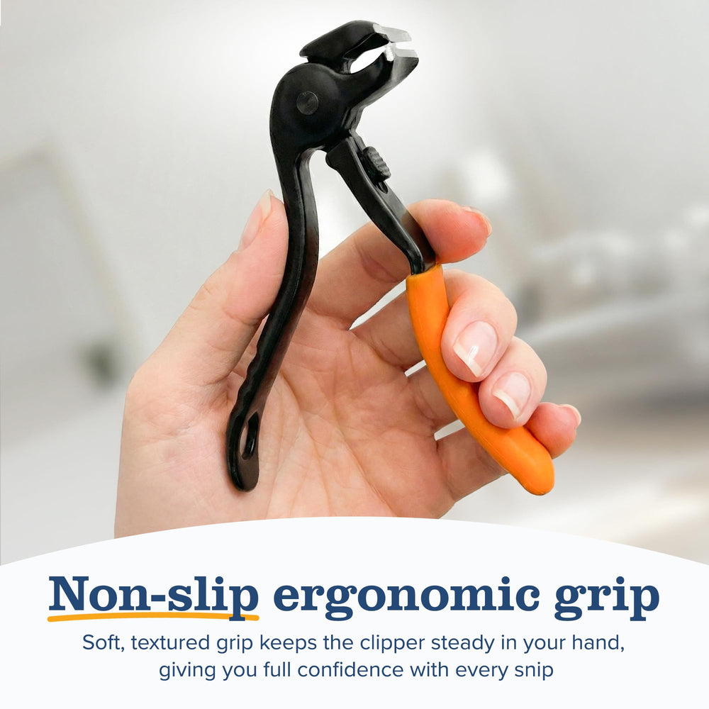 EZPIK size comparison with ruler showing 4.8 inch extra-long reach