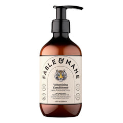 Fable & Mane front bottle shot showing product and lightweight benefits