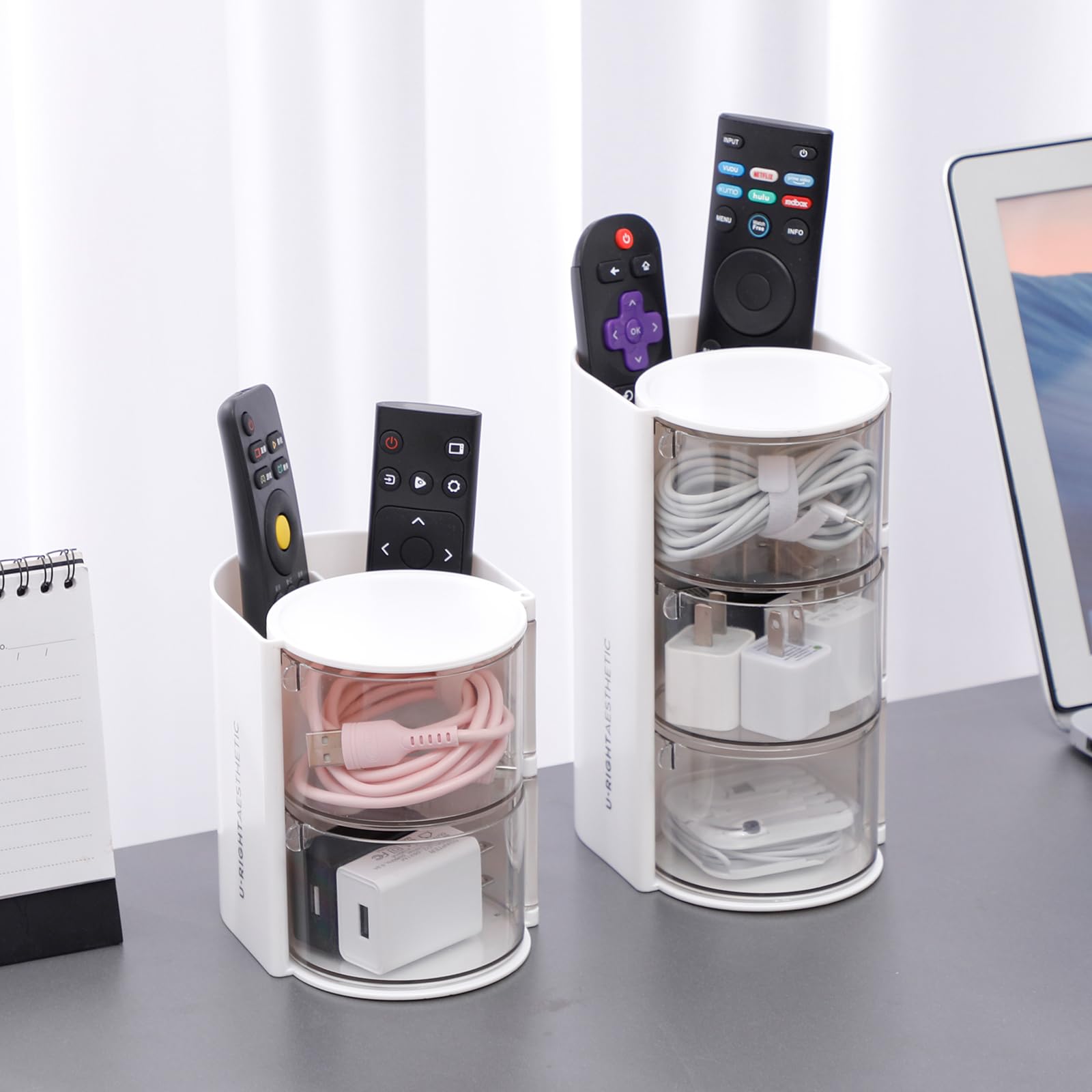 FABROK organizer beside a hand to show scale and space-saving benefit
