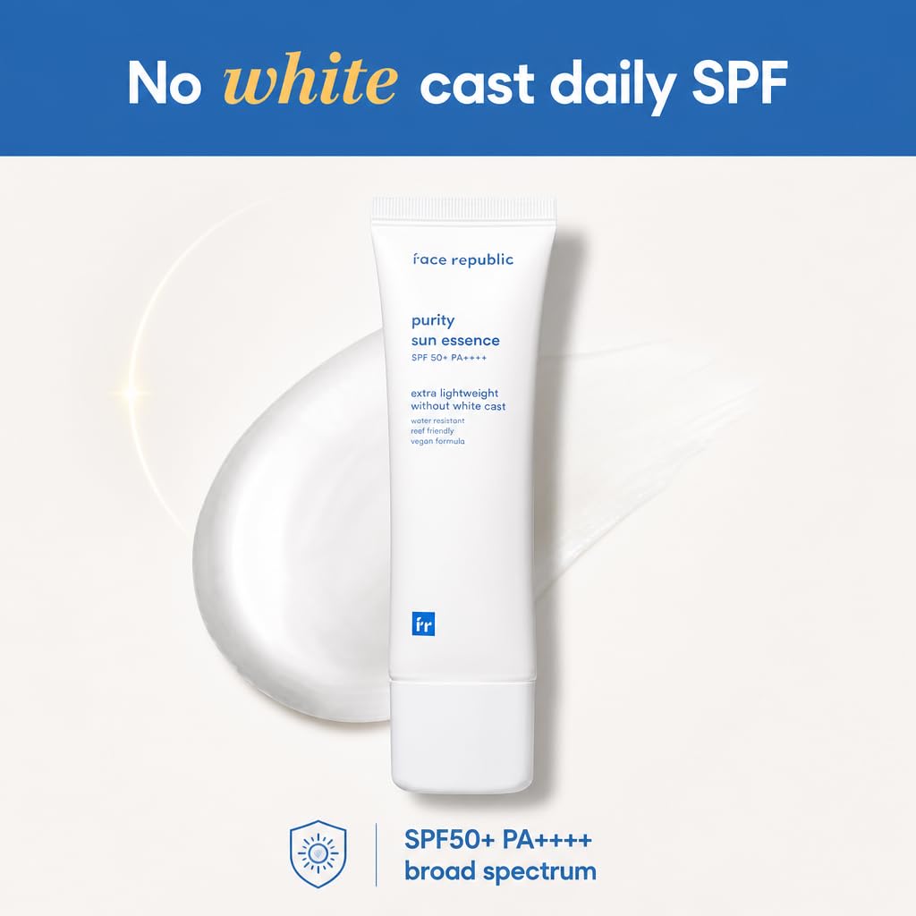 Face Republic sunscreen used at the beach for water-resistant benefit