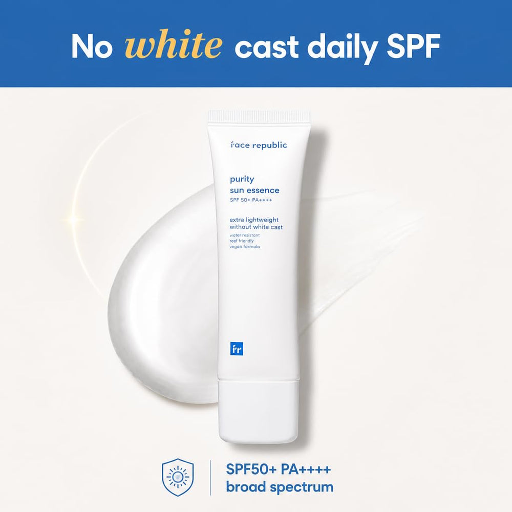 Face Republic sunscreen used at the beach for water-resistant benefit