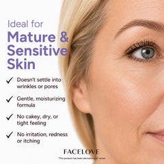 Facelove swatched on hand changing tone to match skin undertone benefit