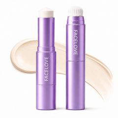 FACELOVE foundation stick front view shows compact design and easy application