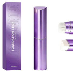 Facelove Skincare front packaging showing two foundation sticks and brush, easy matching