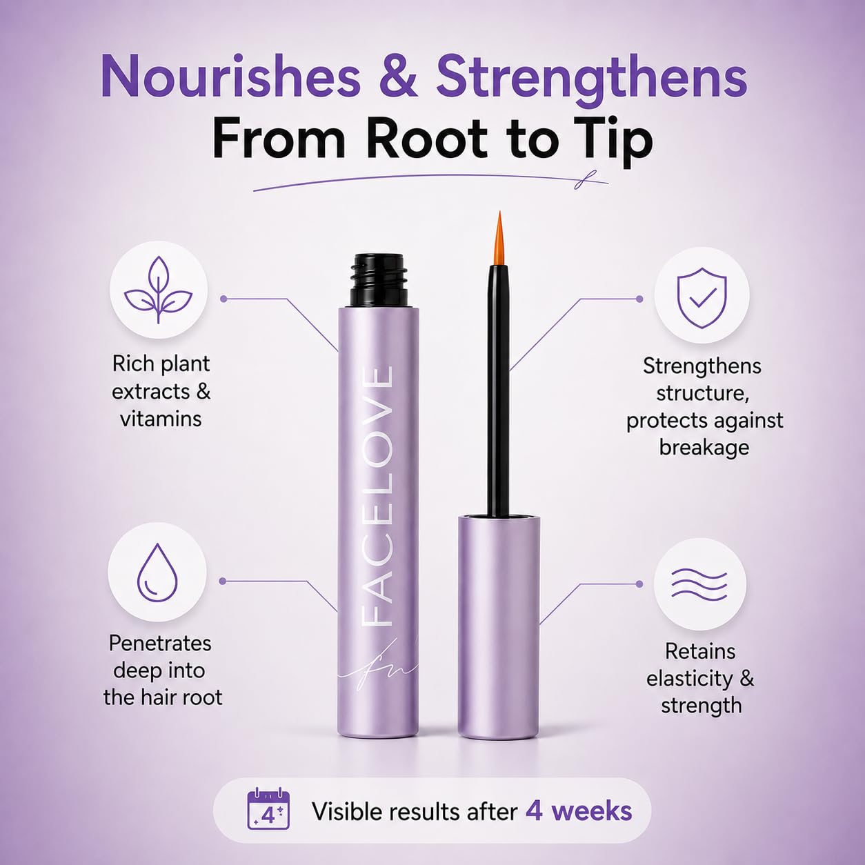Facelove IronBoost+ clear serum drop highlighting lightweight texture and quick absorption