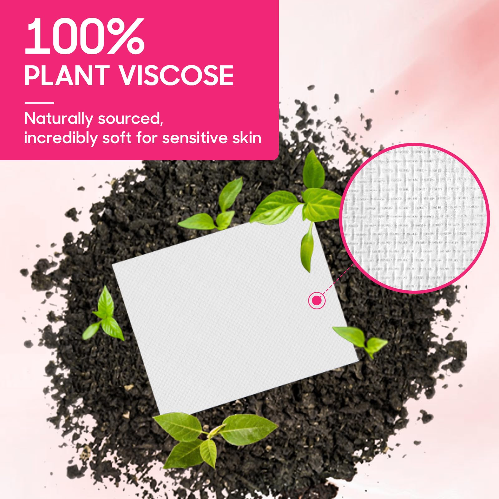 FACEMADE used for baby care showing gentle, lint-free benefit