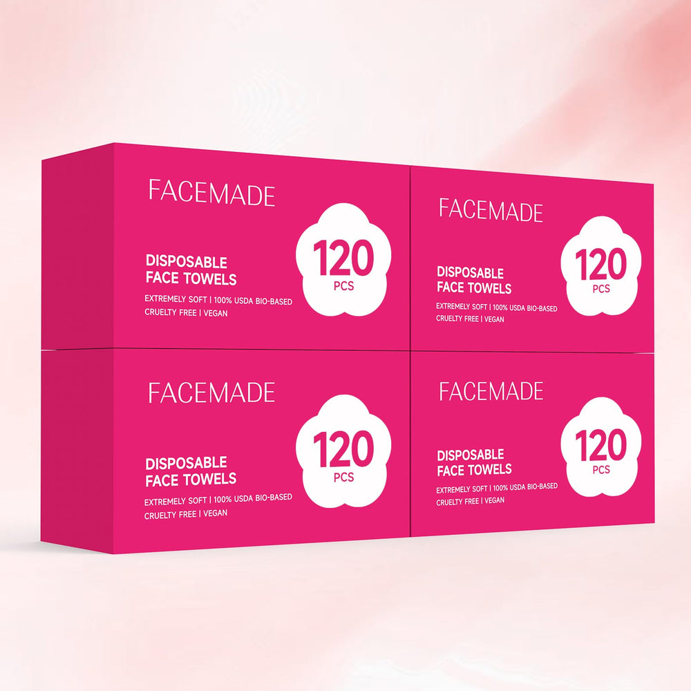 FACEMADE front packaging showing four packs and count benefit