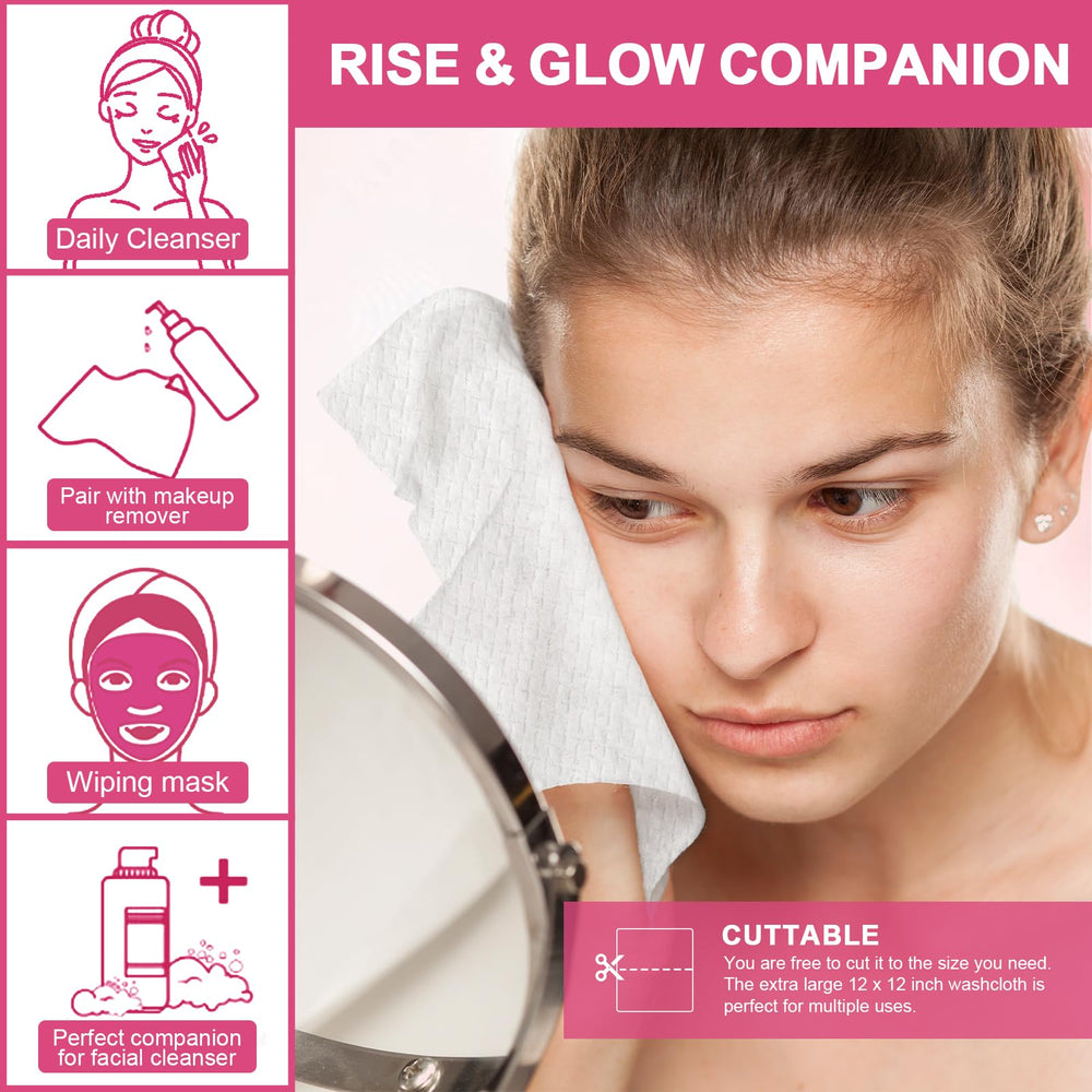 FACEMADE travel kit with towels illustrating compact portability