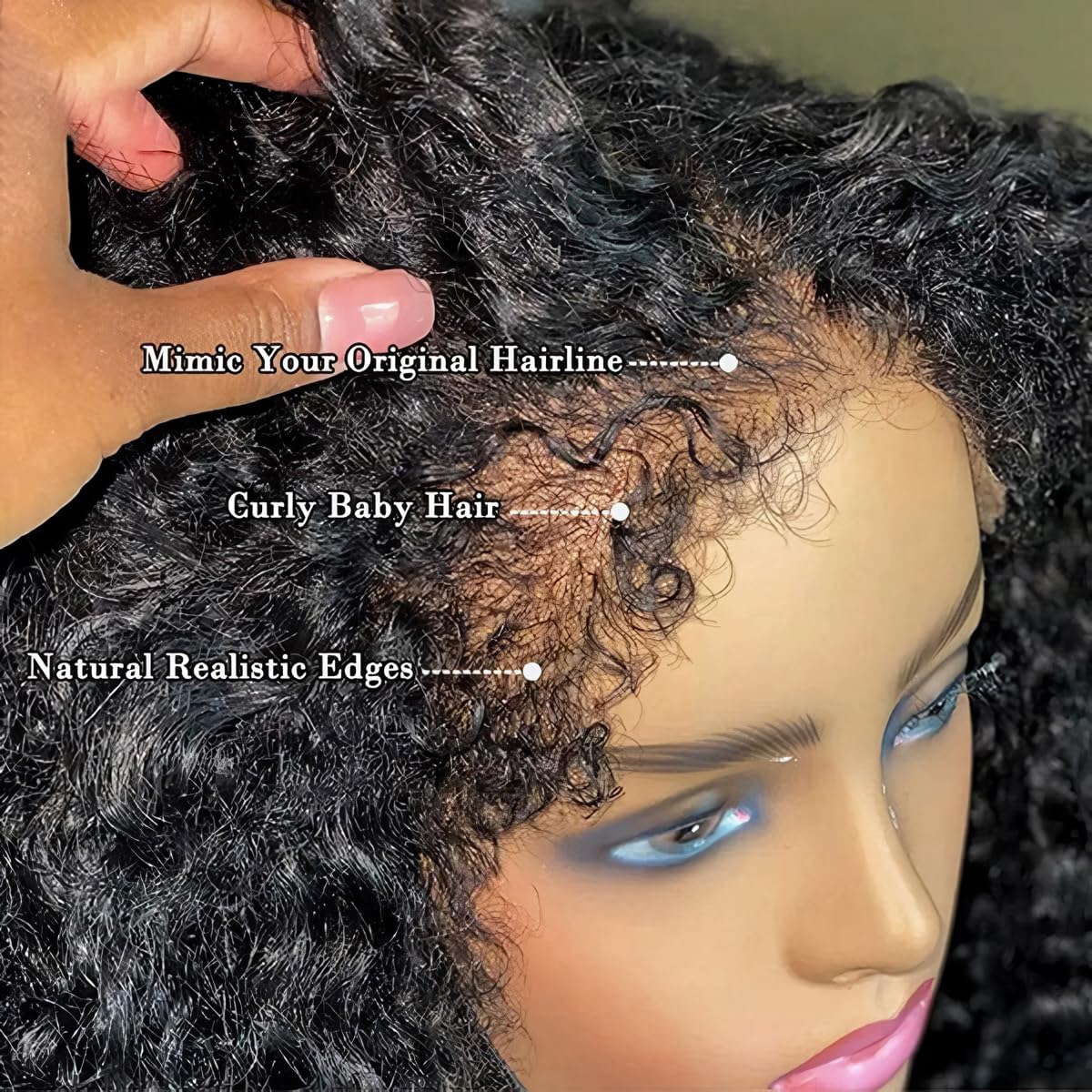 FACMOOD side profile showing deep wave curl pattern and texture benefit