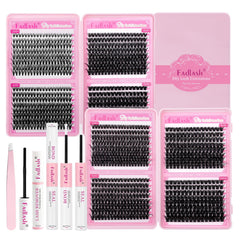 FADLASH open cluster trays displaying mixed lengths and densities