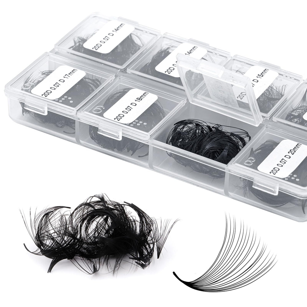 FADLASH front packaging showing 600 premade fans and product branding benefits