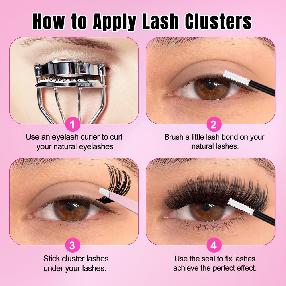 FADLASH length comparison chart showing 9–16mm options for shaping