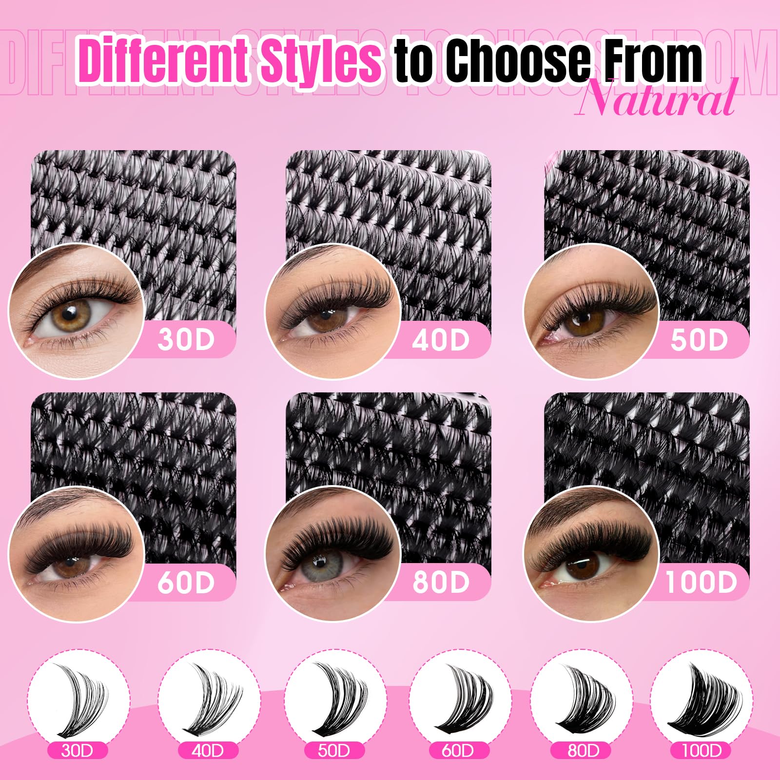FADLASH tweezers and application tools arranged for easy use
