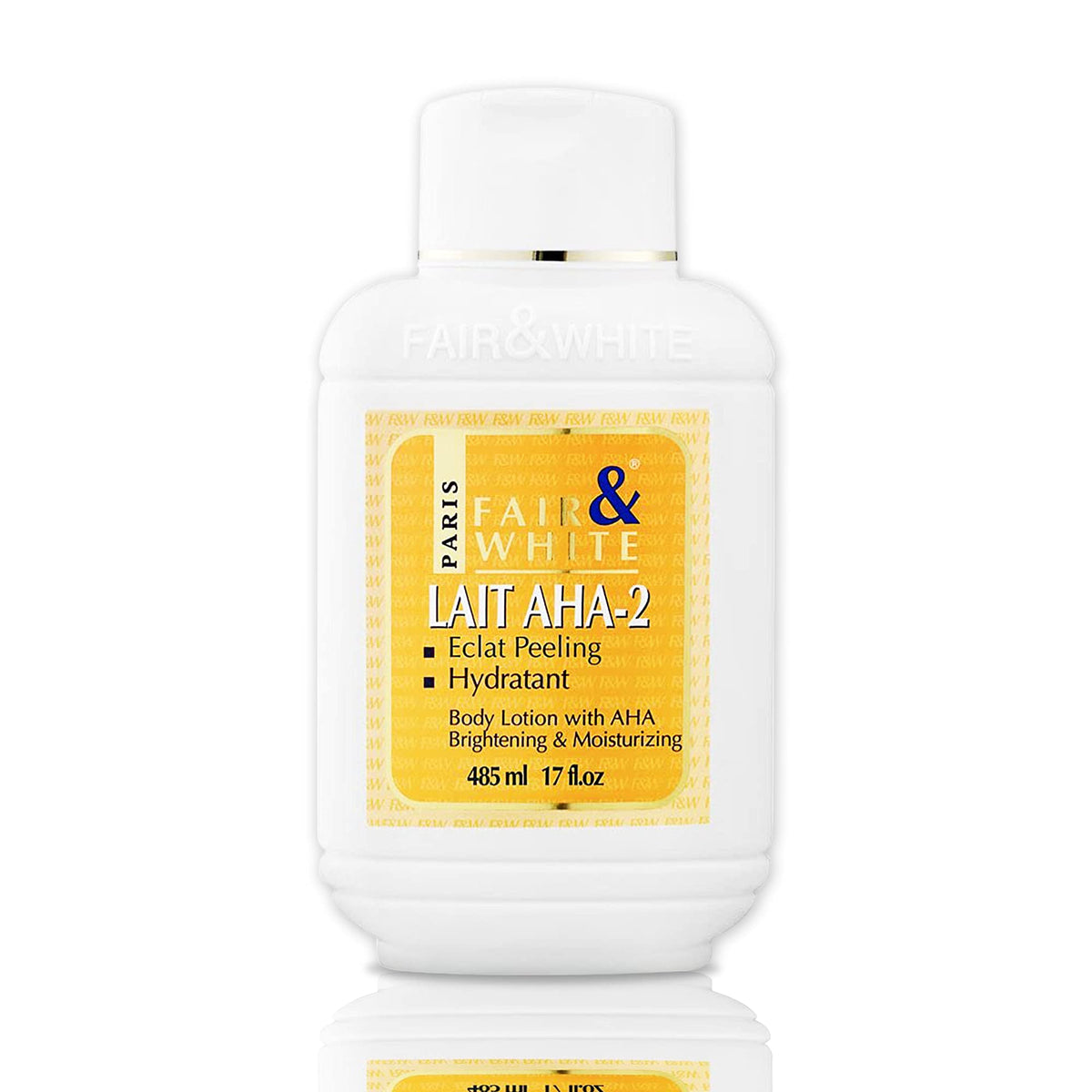 FAIR & WHITE front bottle showing 500ml size and clear label benefit