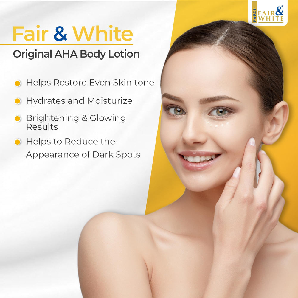 FAIR & WHITE cream texture close-up illustrating smooth moisturizing feel