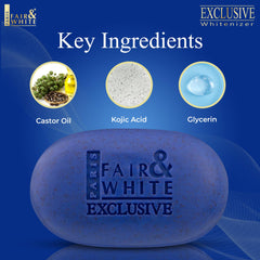 FAIR & WHITE close-up of apricot seed texture, shows gentle exfoliation benefit
