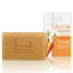 FAIR & WHITE soap front packaging showing product and benefits