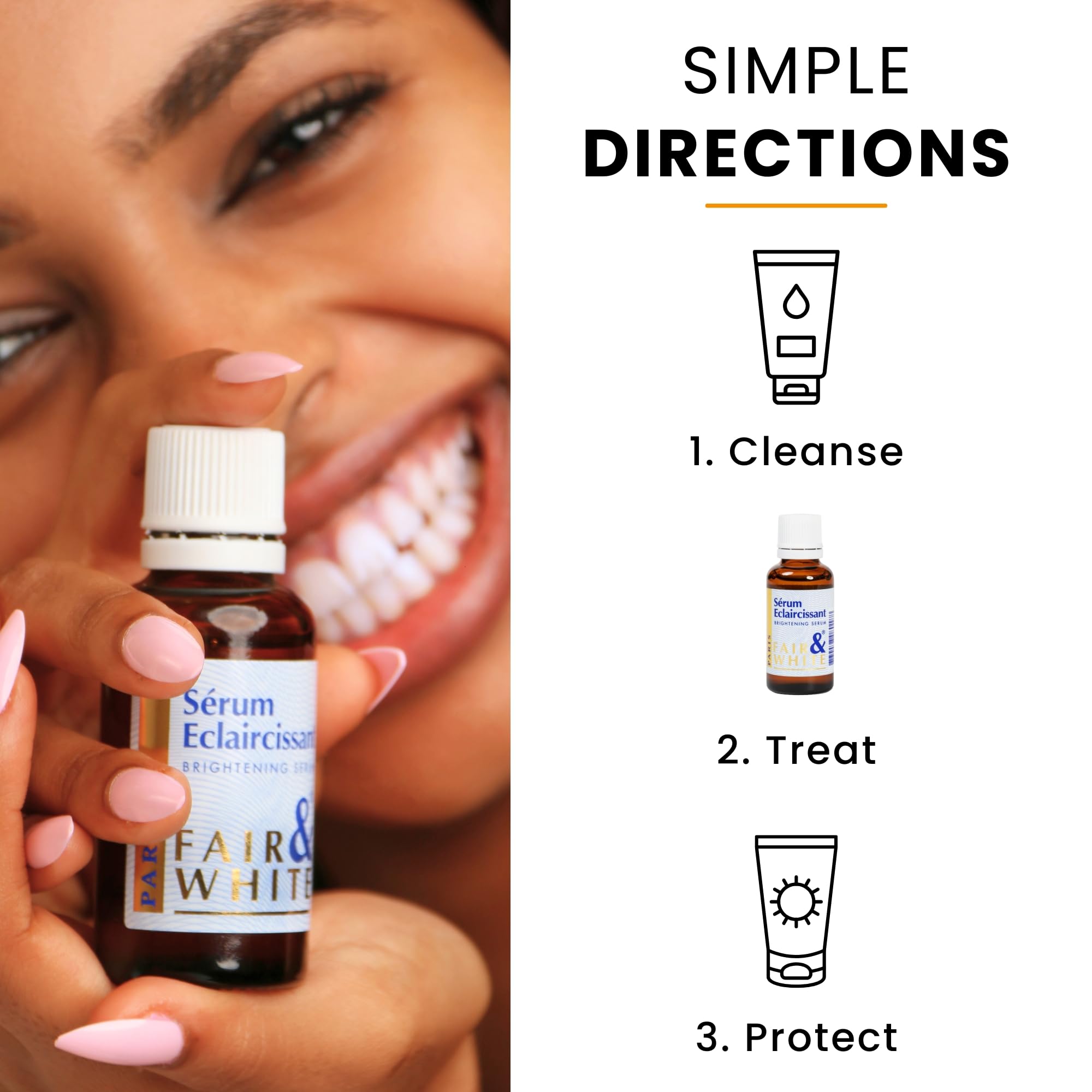 FAIR & WHITE in a bedside routine setting, showing nightly treatment benefit