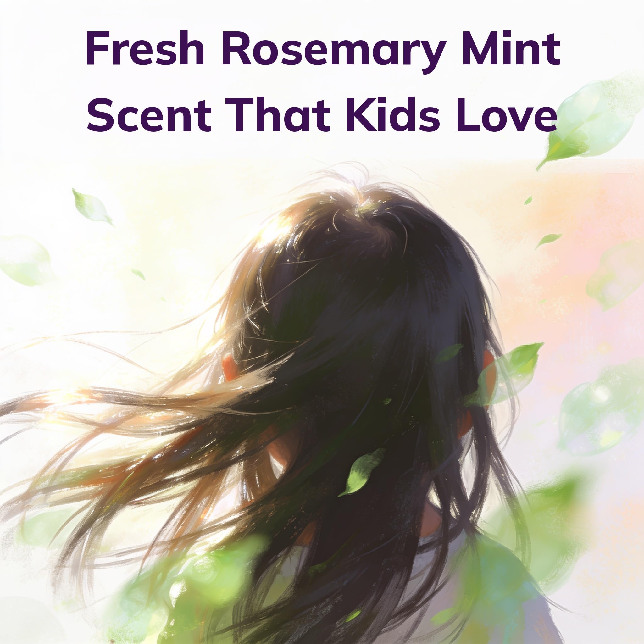 Fairy Tales leave-in spray mist in use providing quick daily manageability