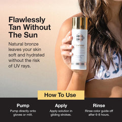 Fake Bake serum texture droplet close-up highlighting hydrating feel
