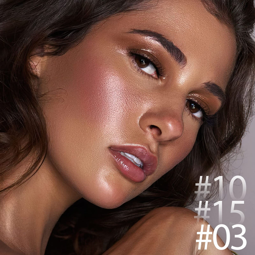 Falocutus application on cheek demonstrating contour placement for defined features