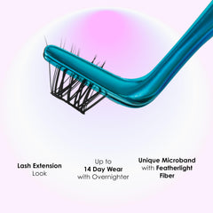 FALSCARA applicator placing a cluster for precise, easy at-home application