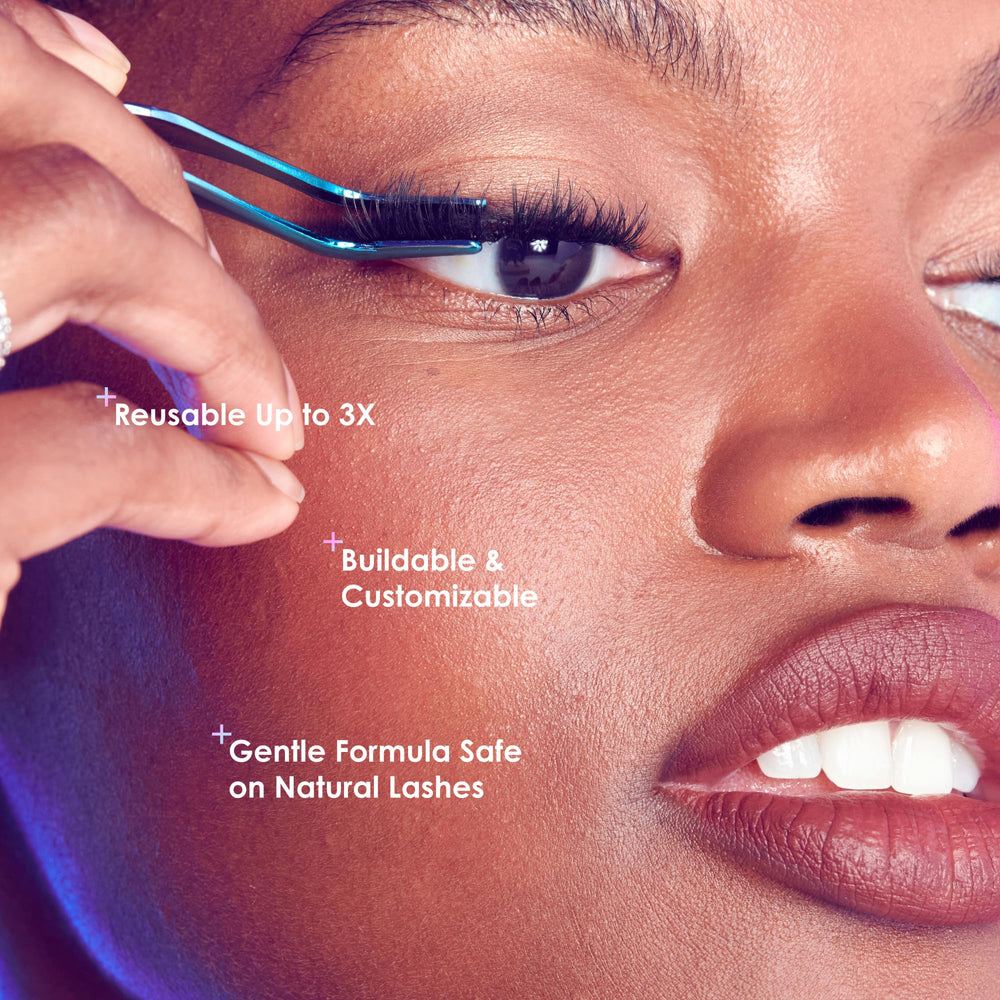 FALSCARA comparison of 8–14mm lash lengths to visualize size choices for custom looks