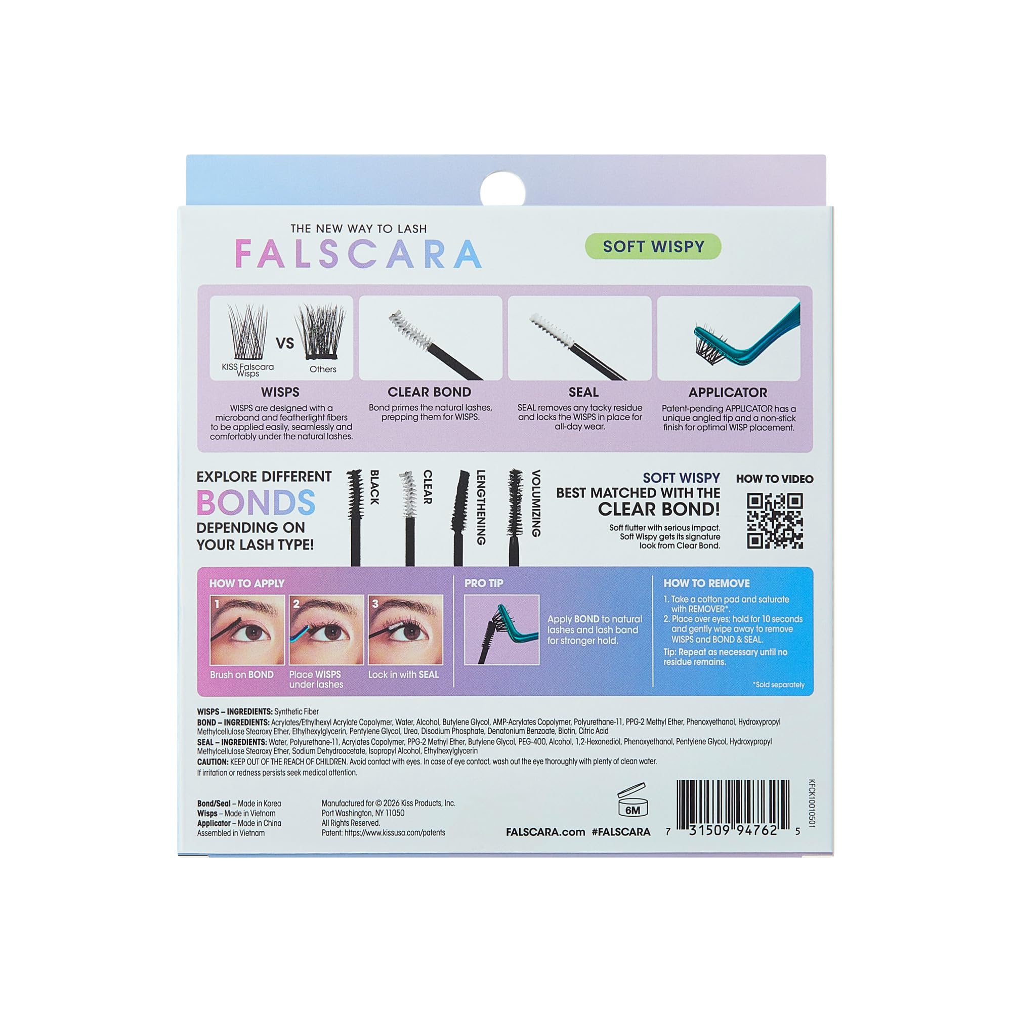 FALSCARA lifestyle model wearing wispy lashes for a lightweight natural look