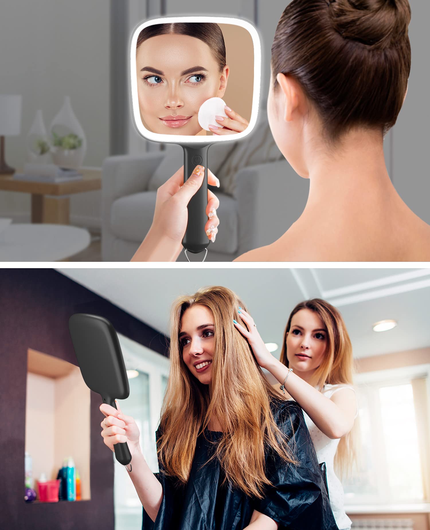 Famihomii held during makeup application showing precise detail visibility