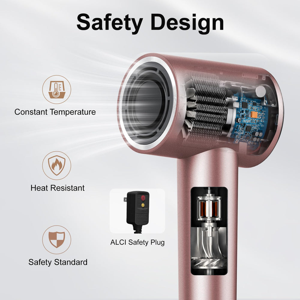 FAMOO hair dryer with travel pouch showing portability and gifting benefit