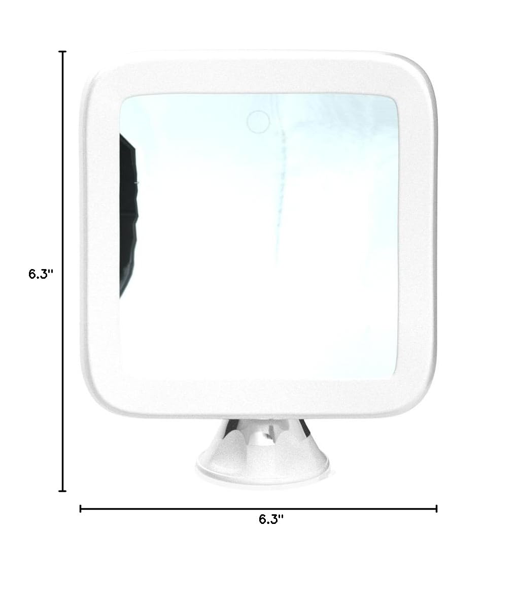 Fancii Mira 2 on bathroom vanity showing stylish integration and grooming clarity