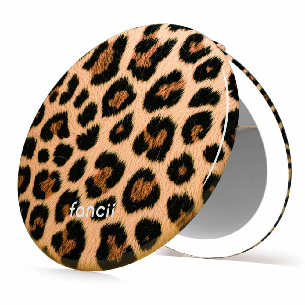 Fancii Taylor open front view showing large mirror and sleek design for clear makeup