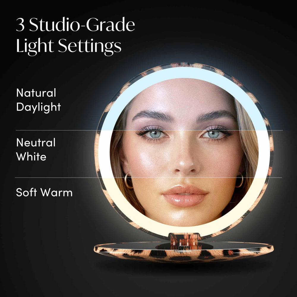 Fancii Taylor lit in daylight LED mode showing color-accurate lighting benefit
