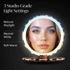 Fancii Taylor lit in daylight LED mode showing color-accurate lighting benefit