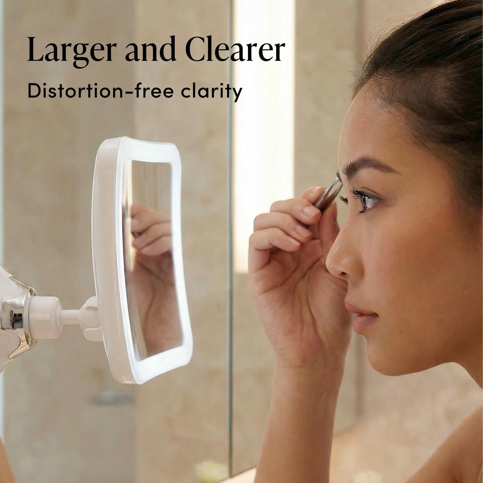 Fancii travel pouch and mirror together for protected, portable storage