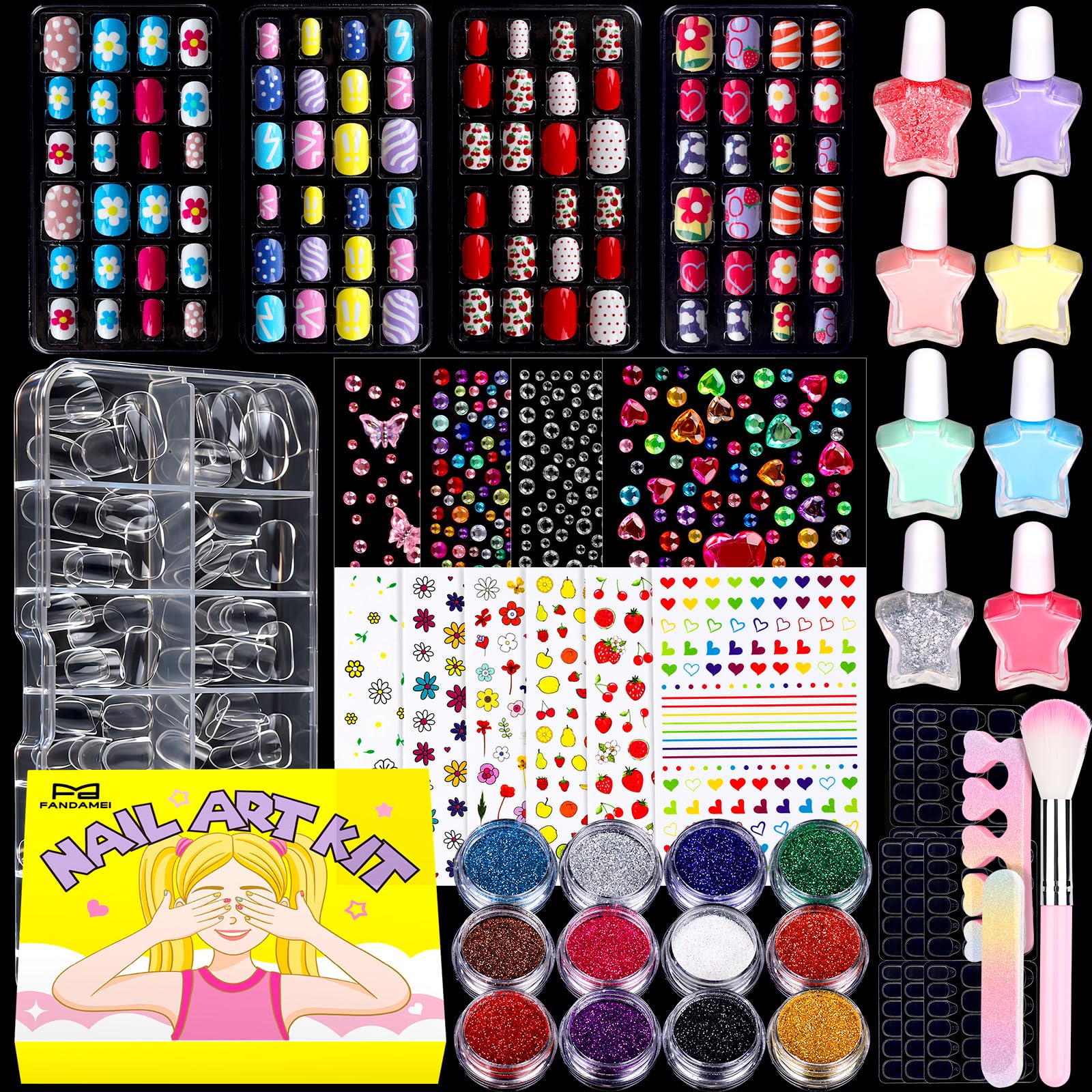 Fandamei front packaging neatly organized kit for easy storage