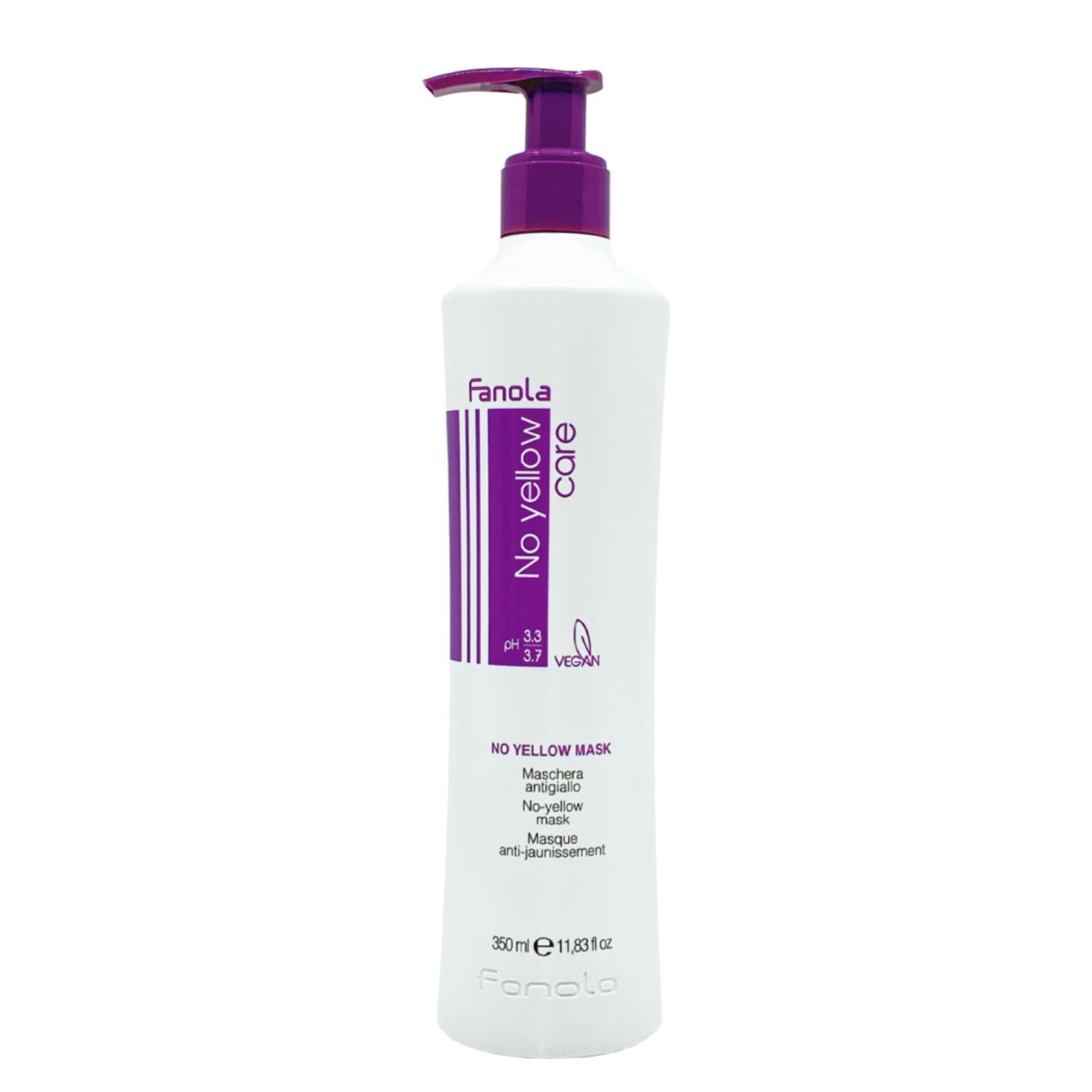 Fanola front tube showing product label and violet color for quick identification and toning