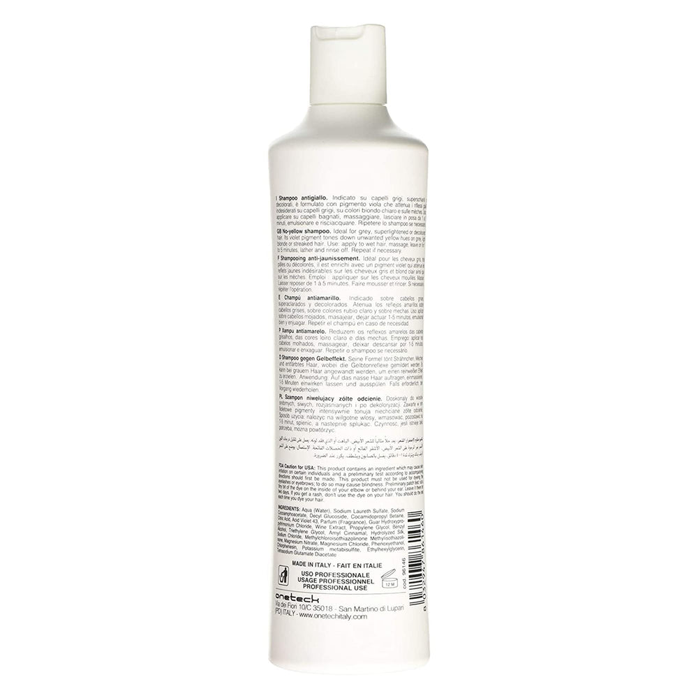 Fanola purple shampoo texture close-up showing pigment and consistency benefit