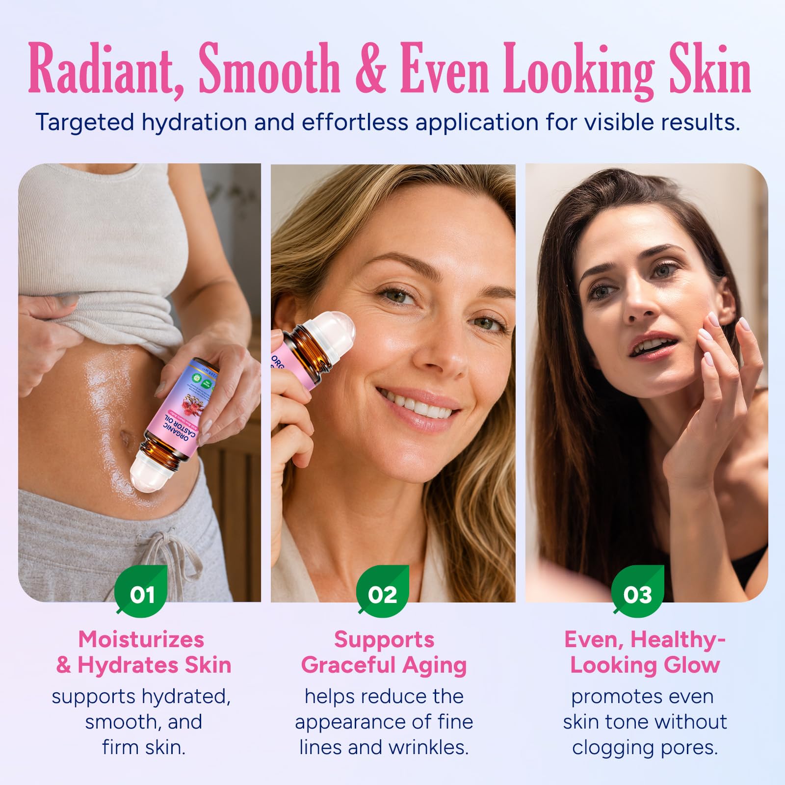 FANSHI roll-on on bathroom vanity in lifestyle setting for daily routine benefit
