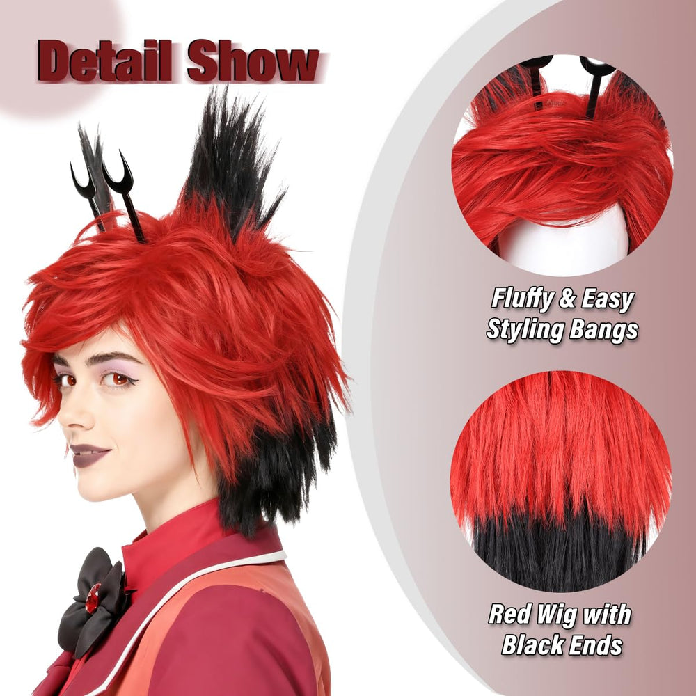 FantaLook mannequin with wig showing medium length for scale and styling ideas