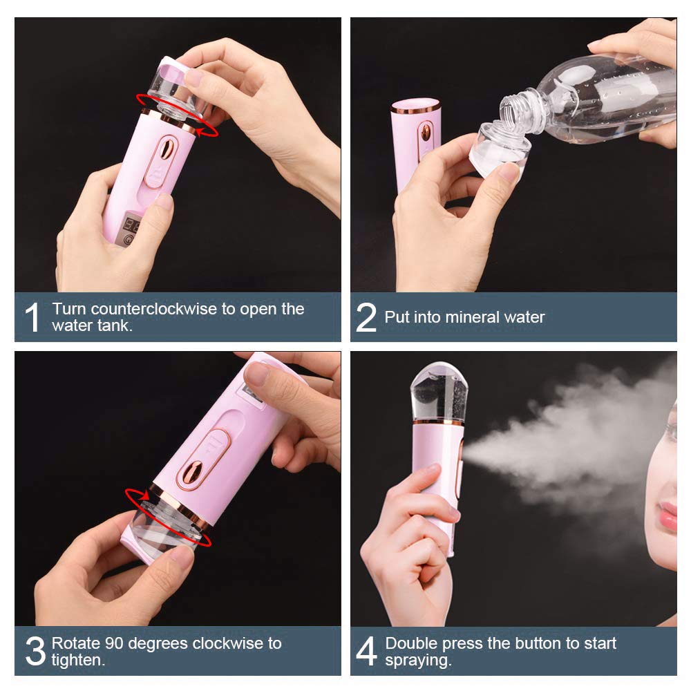 FANTEXY held in hand showing portable size and travel convenience