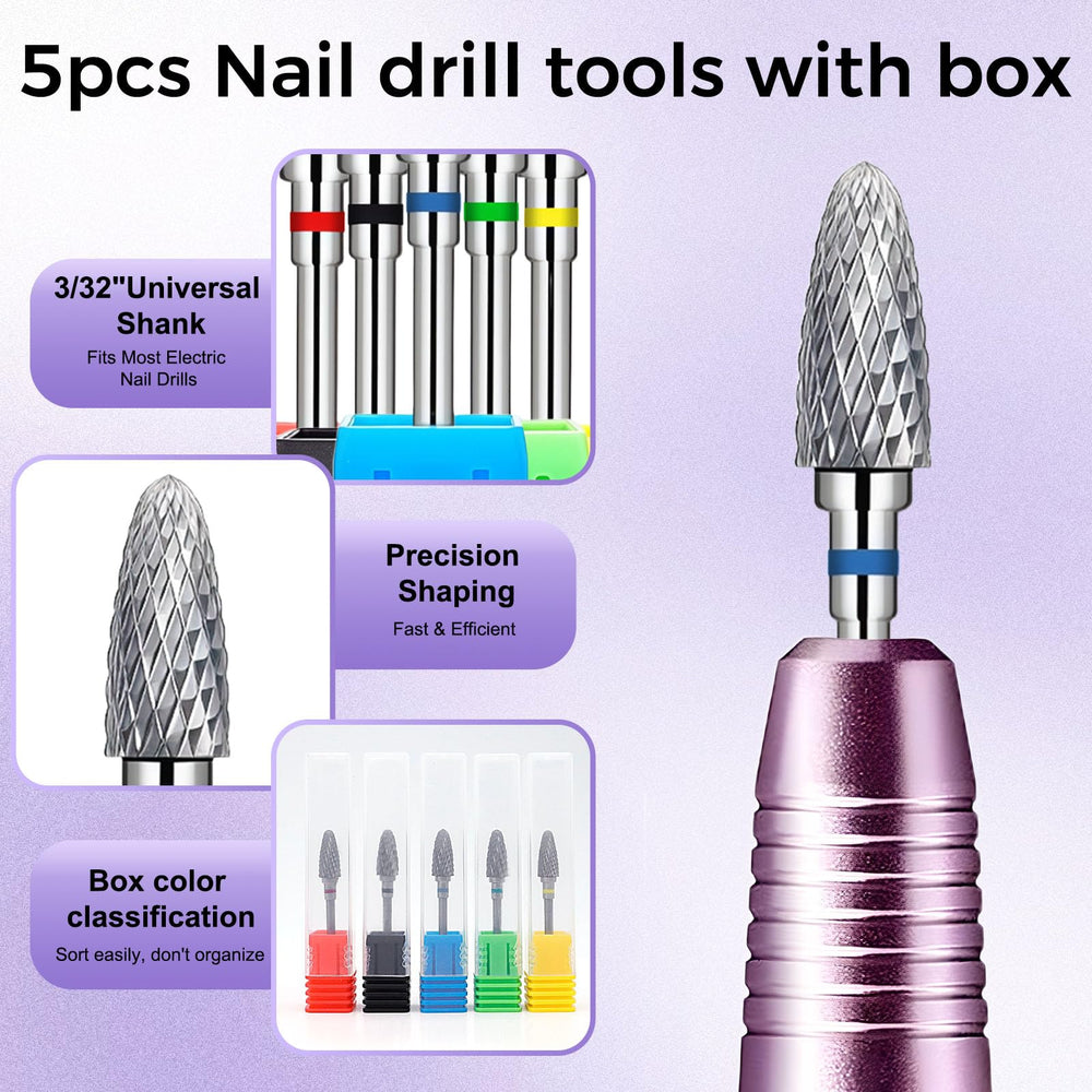 FANTEXY bit in use removing dead skin and cuticle material for neat nail prep benefit