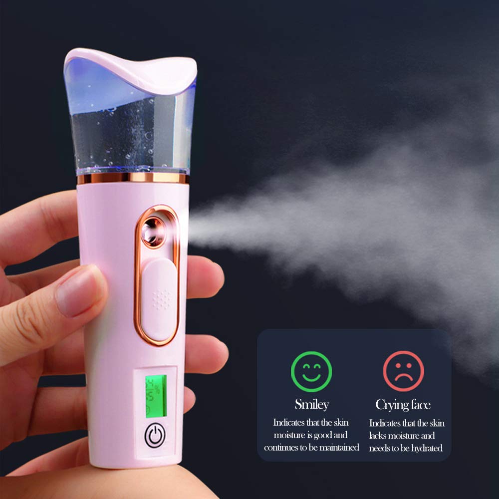 FANTEXY fine ultrasonic mist close-up delivering uniform hydration