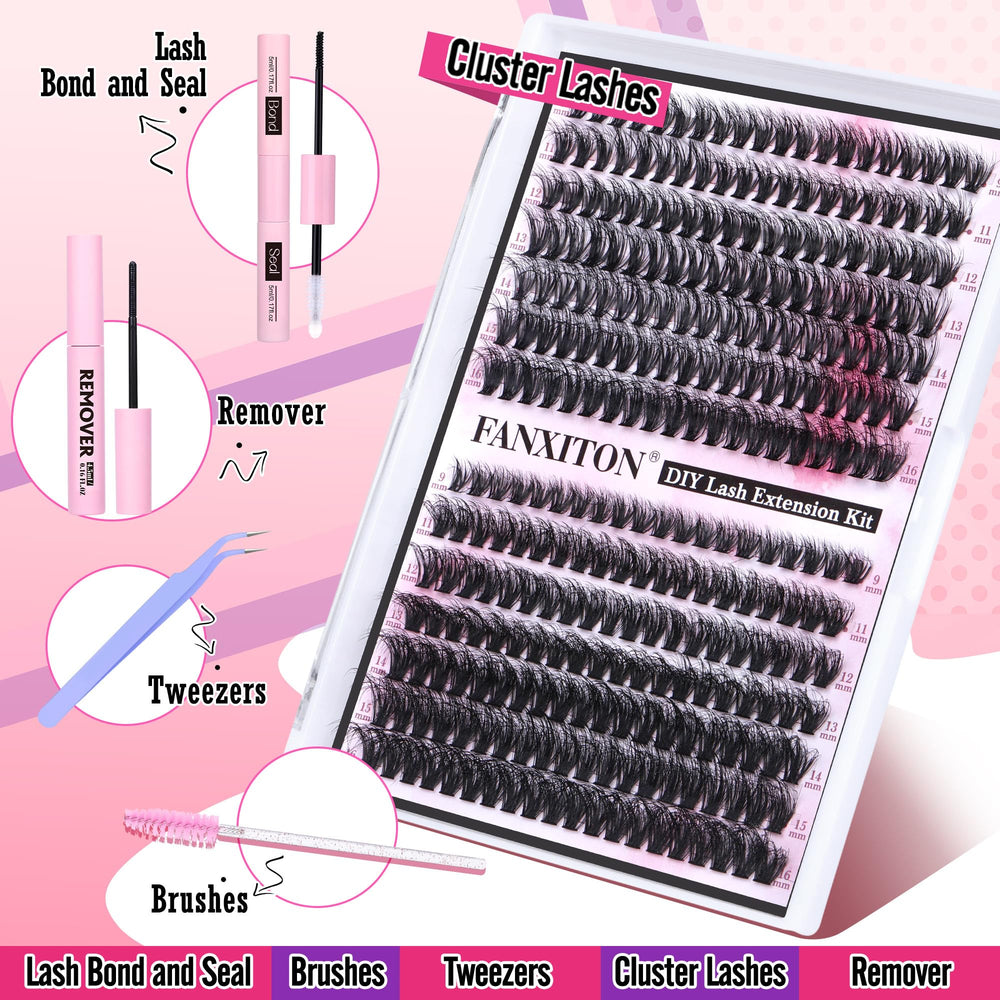 FANXITON application demo on model for fast salon-style results
