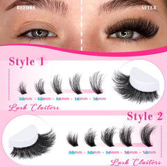 FANXITON arranged 10–18mm clusters displayed by length for easy style selection