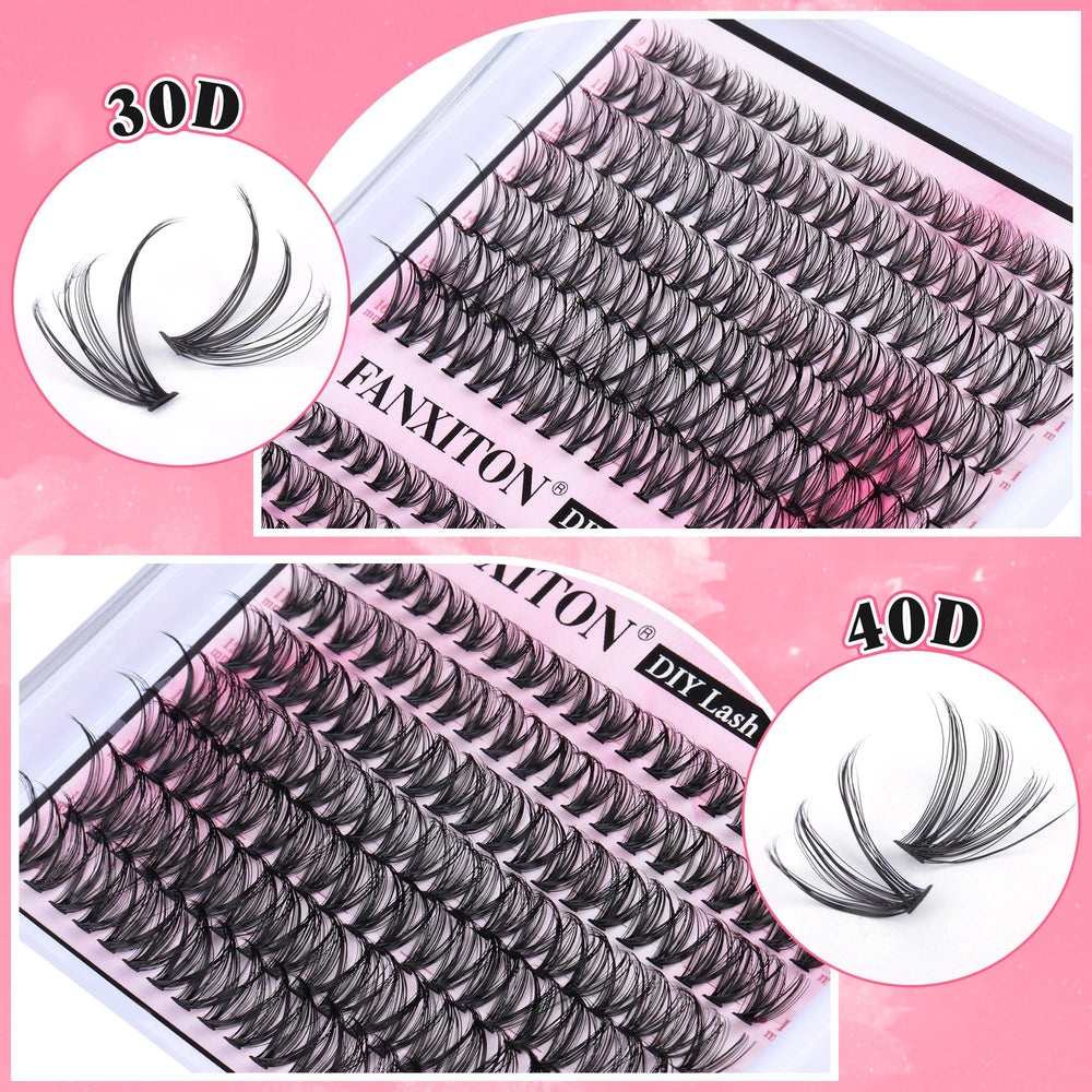 FANXITON comparison of 9–16mm clusters showing customizable lengths