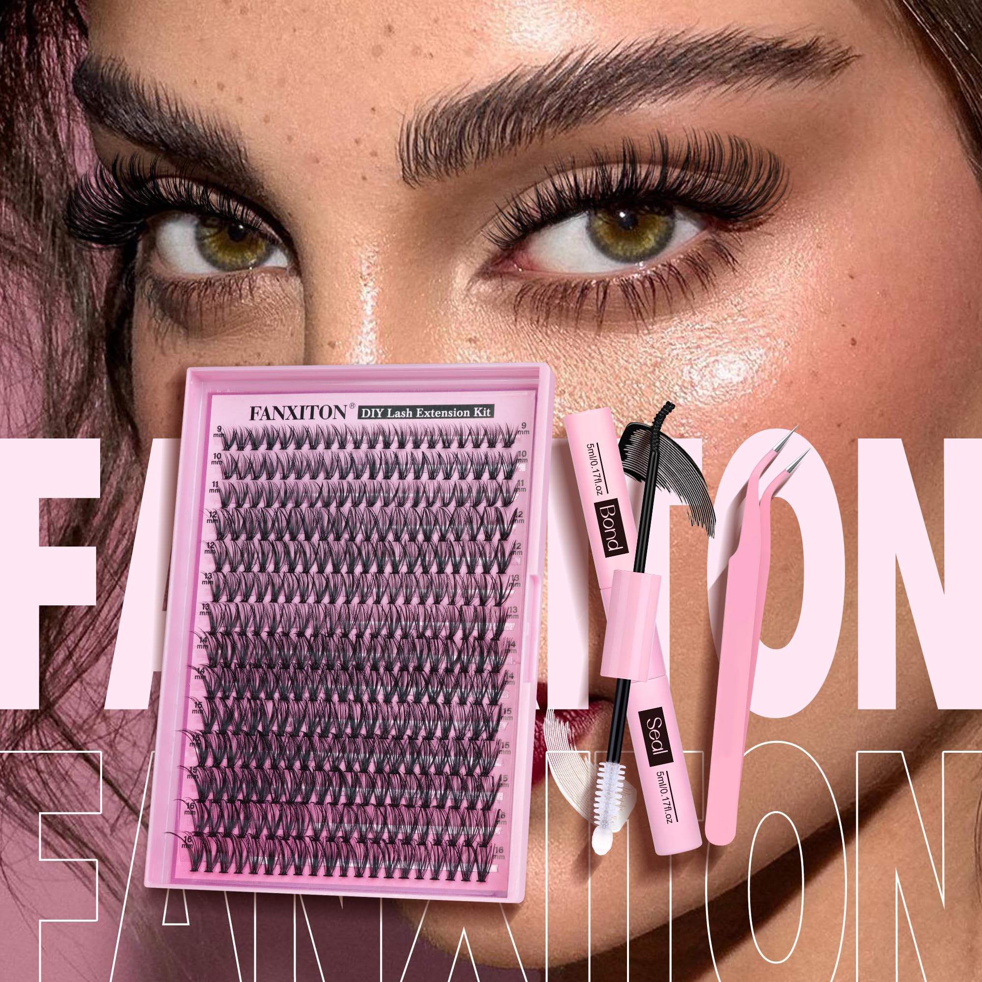 FANXITON model side profile wearing clusters for lifted look
