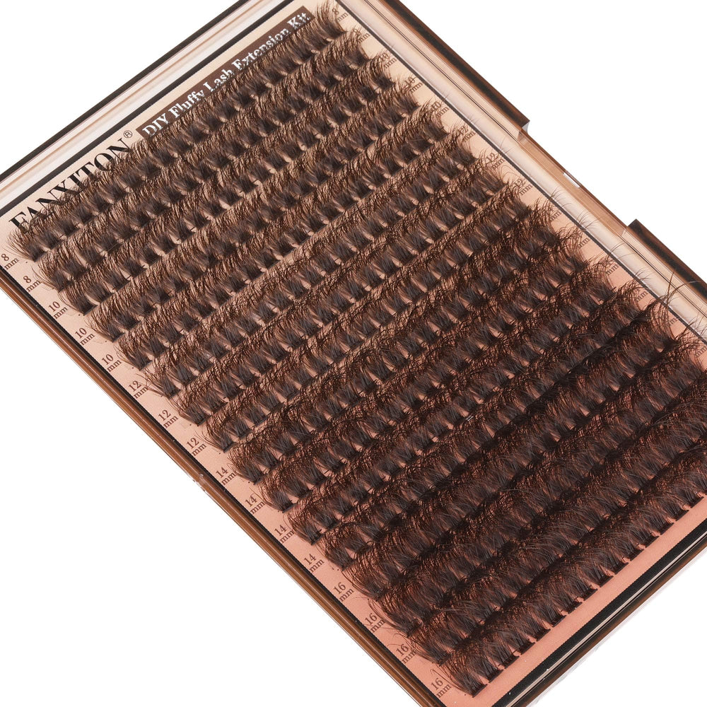 Side profile with FANXITON clusters creating a rounded eye appearance, illustrating subtle enhancement benefit